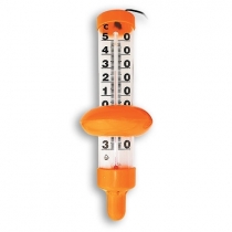 Термометр для бассейна оранжевый