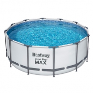 Каркасний басейн Steel Pro Max 366x122 см з тентом
