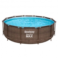 Каркасный бассейн Steel Pro Max 366x100 см под ротанг