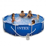 Каркасный бассейн Intex Metal Frame Pool
